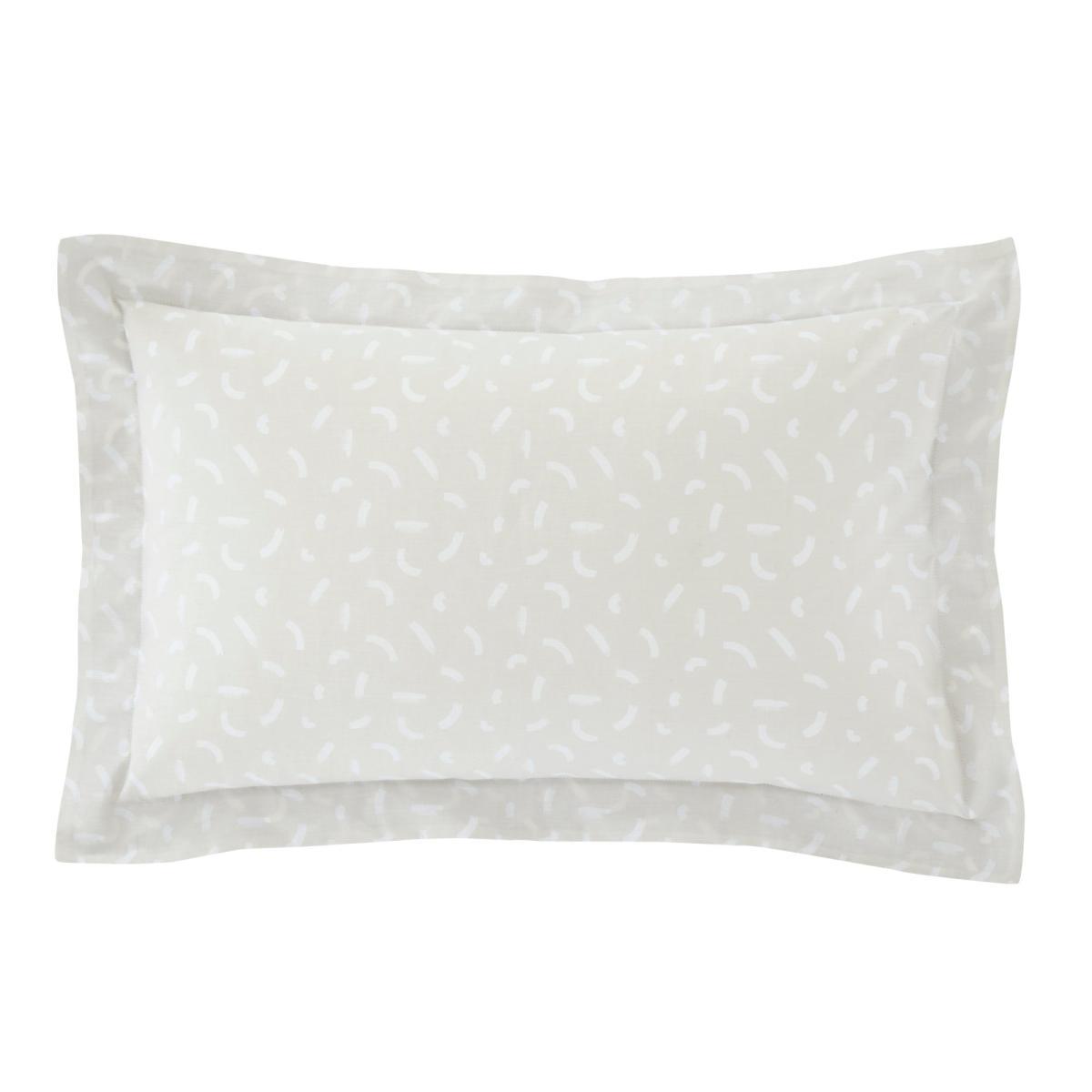 Dash Charcoal 100% Cotton Oxford Pillowcase Charcoal (Grey) – image 2