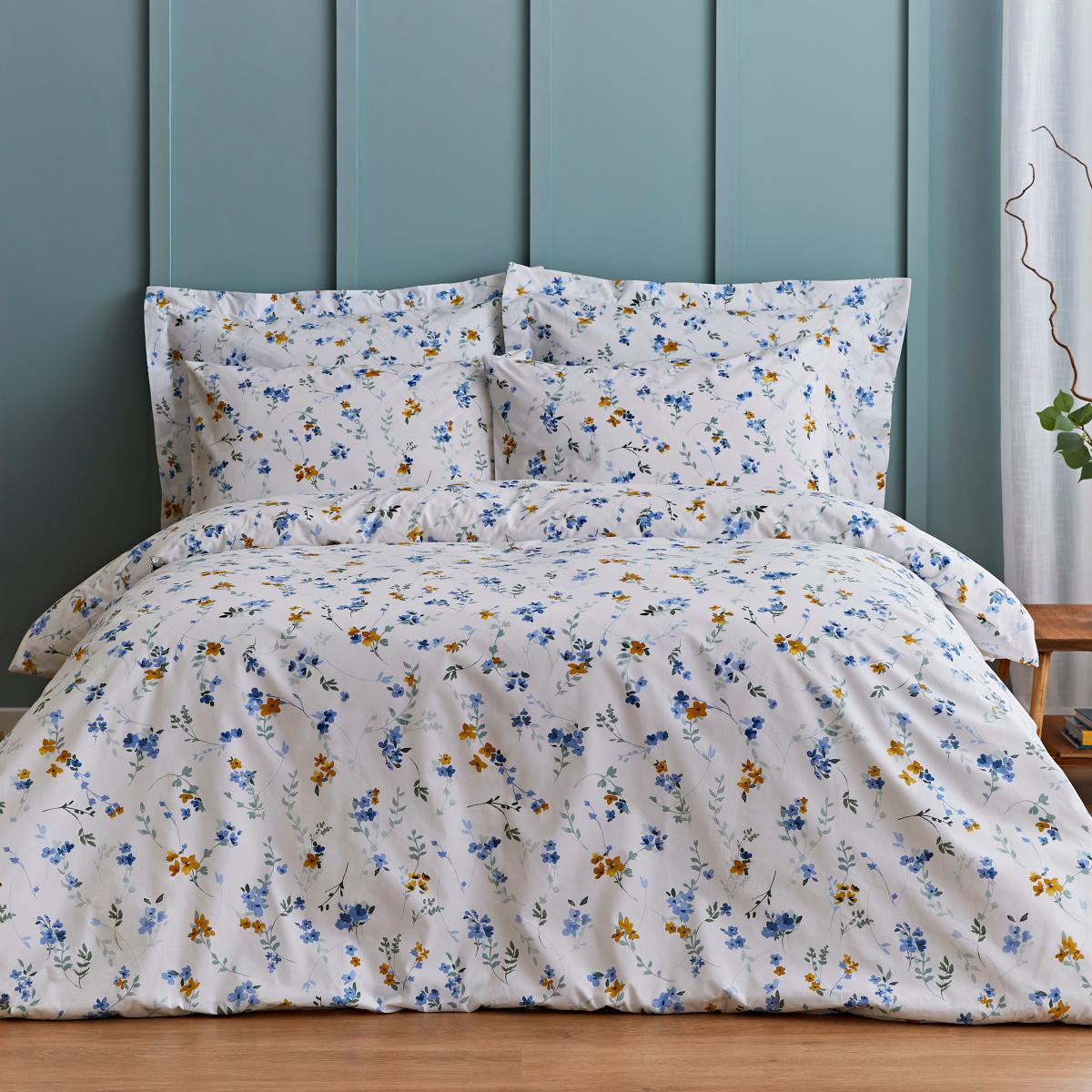 Sylvia Oxford Pillowcase Blue – image 2