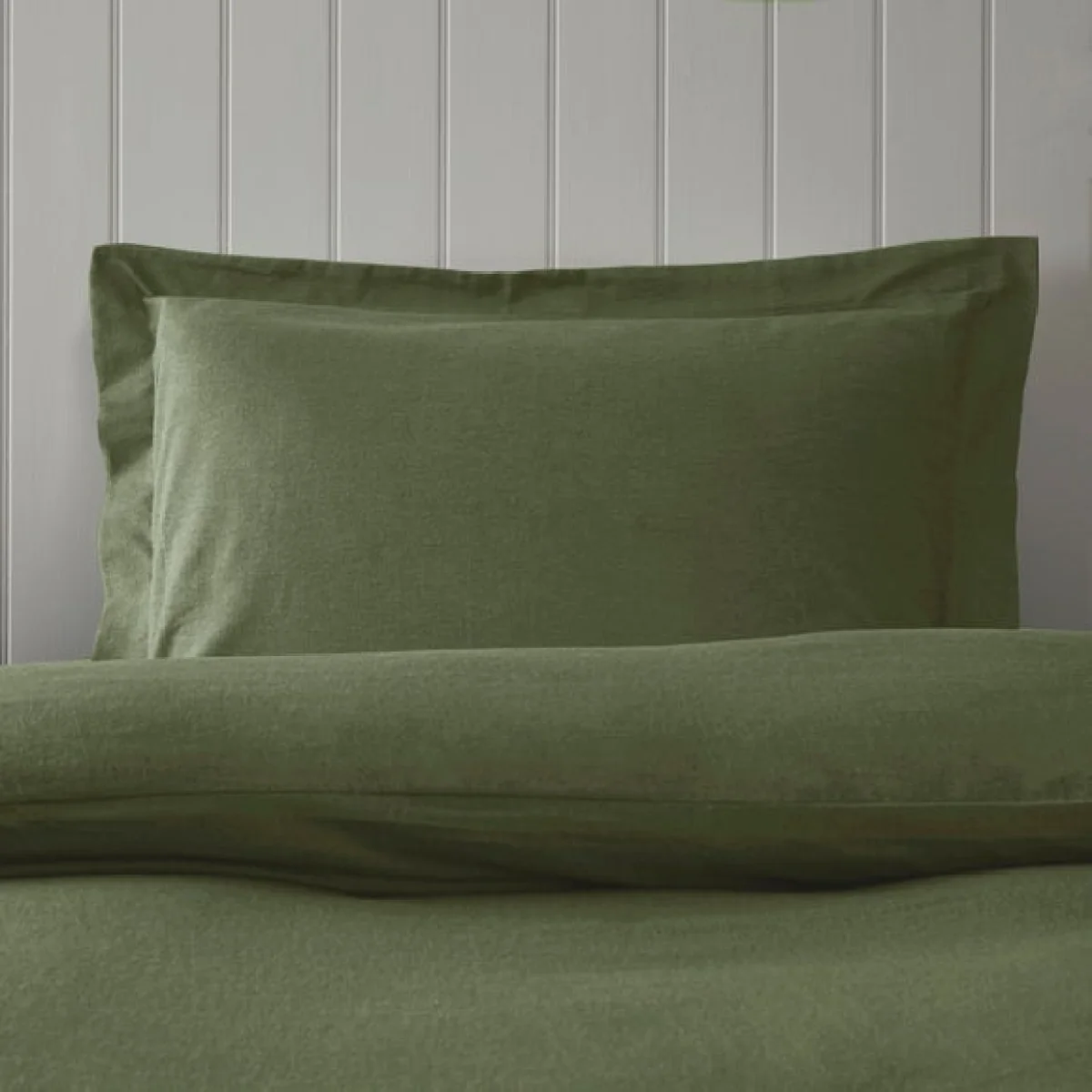 Soft & Cosy Luxury Oxford Pillowcase Olive (Green) – image 1