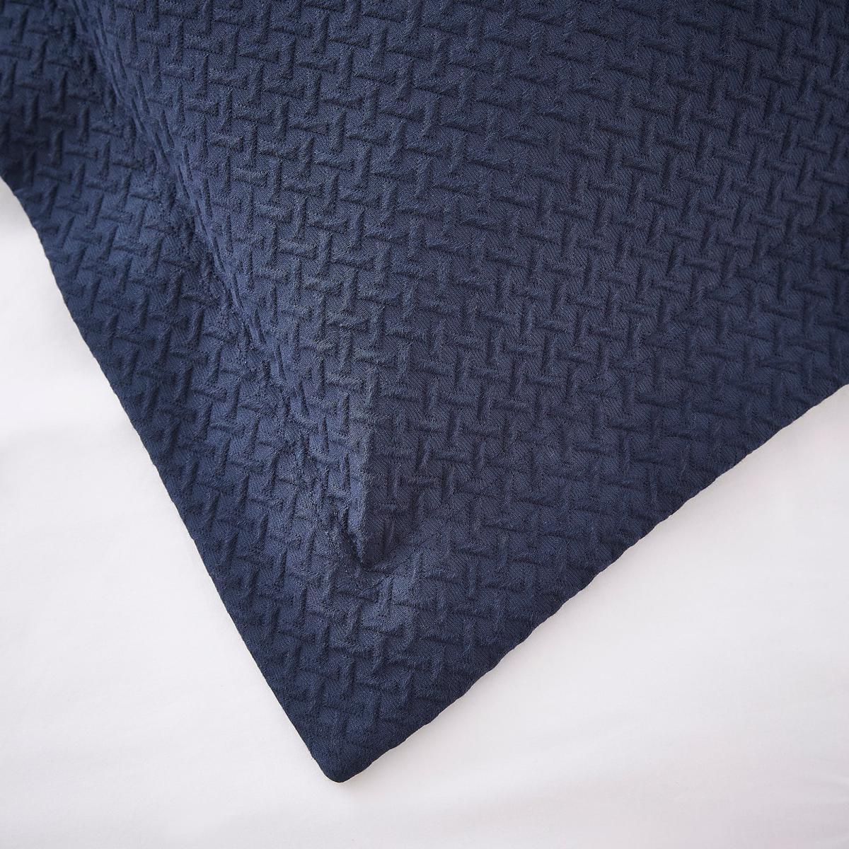 Dorma Purity Cardinham Navy Continental Pillowcase Navy (Blue) – image 2