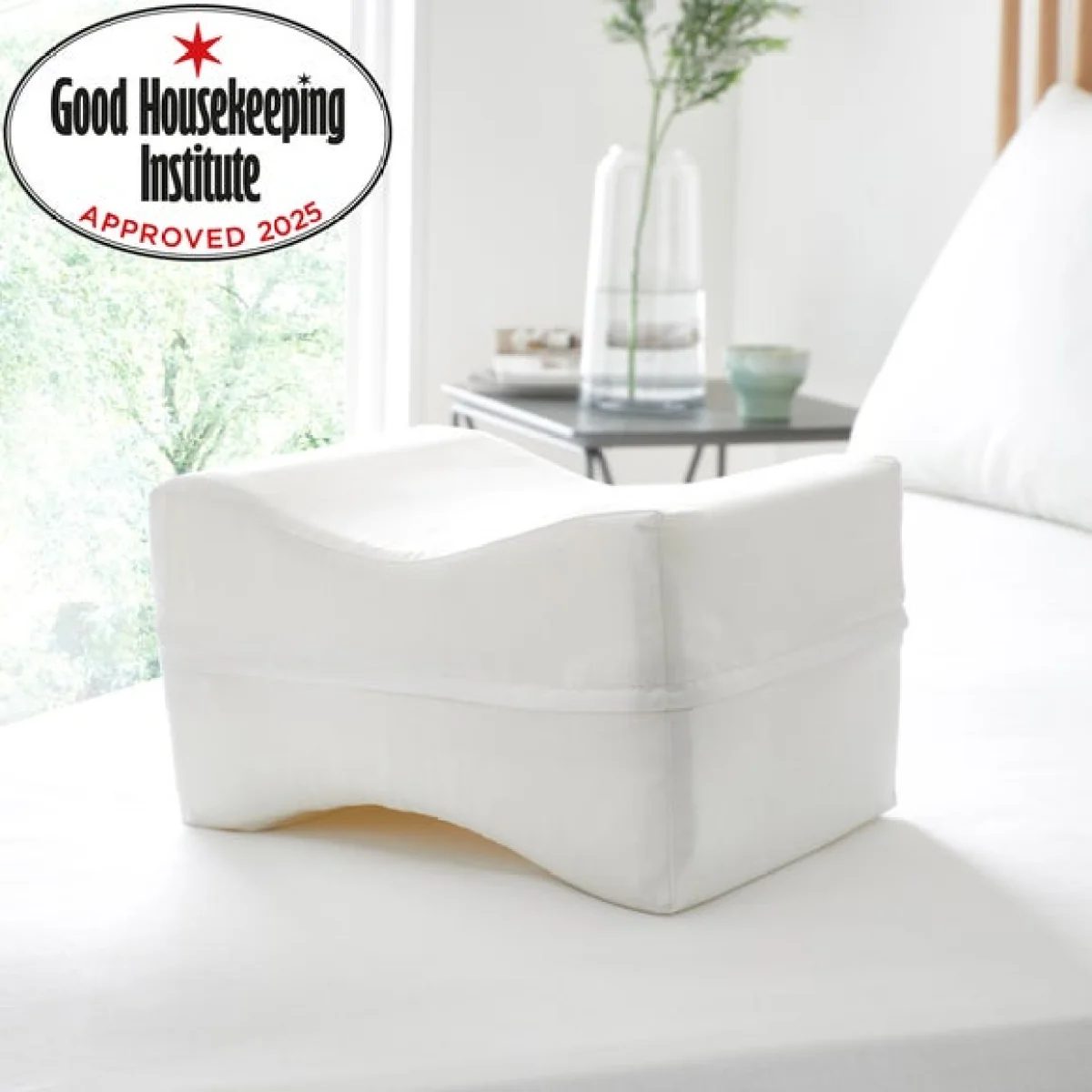 Pure Cotton Knee Wedge Pillowcase White – image 2