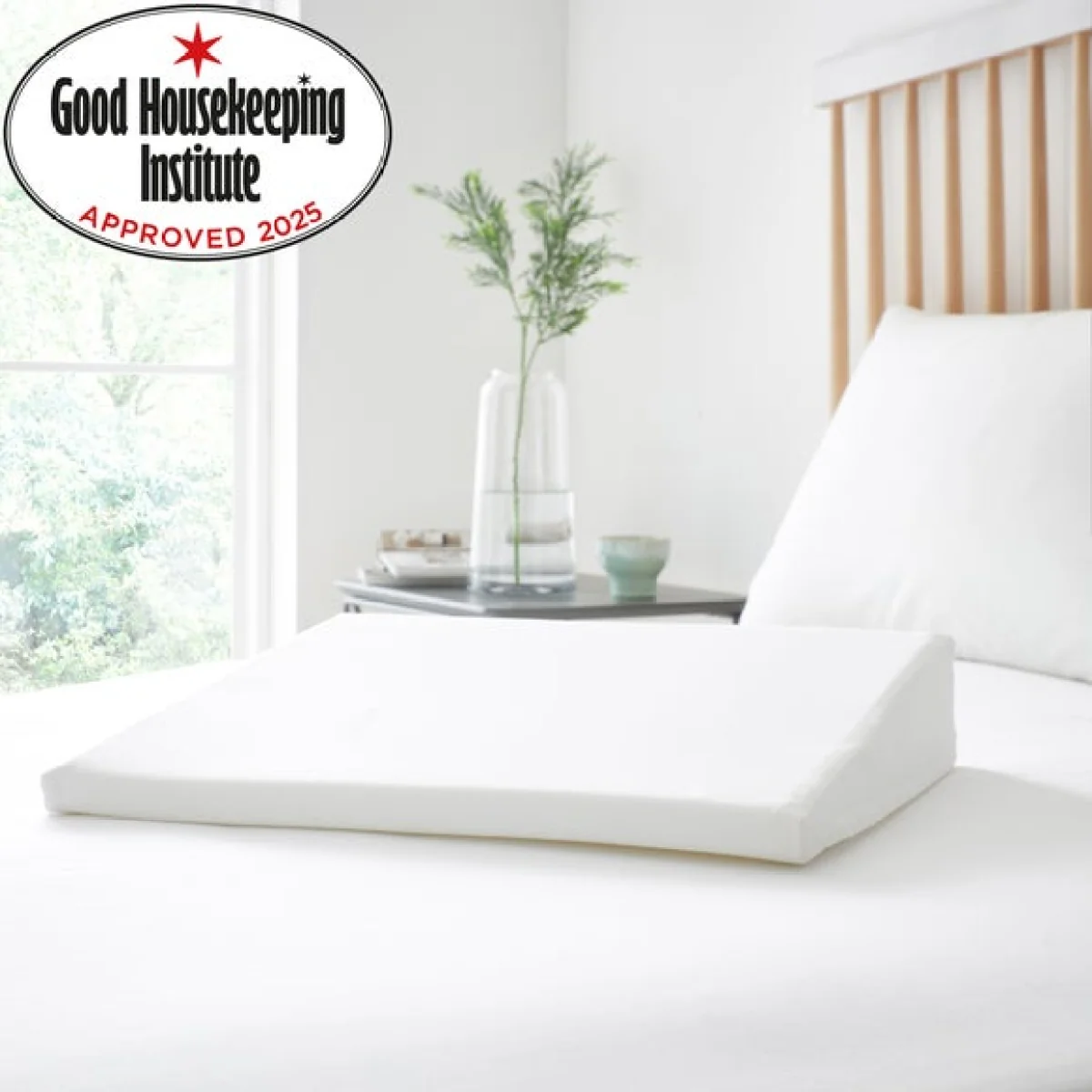 Pure Cotton Small Back Seat Pillowcase White – image 2