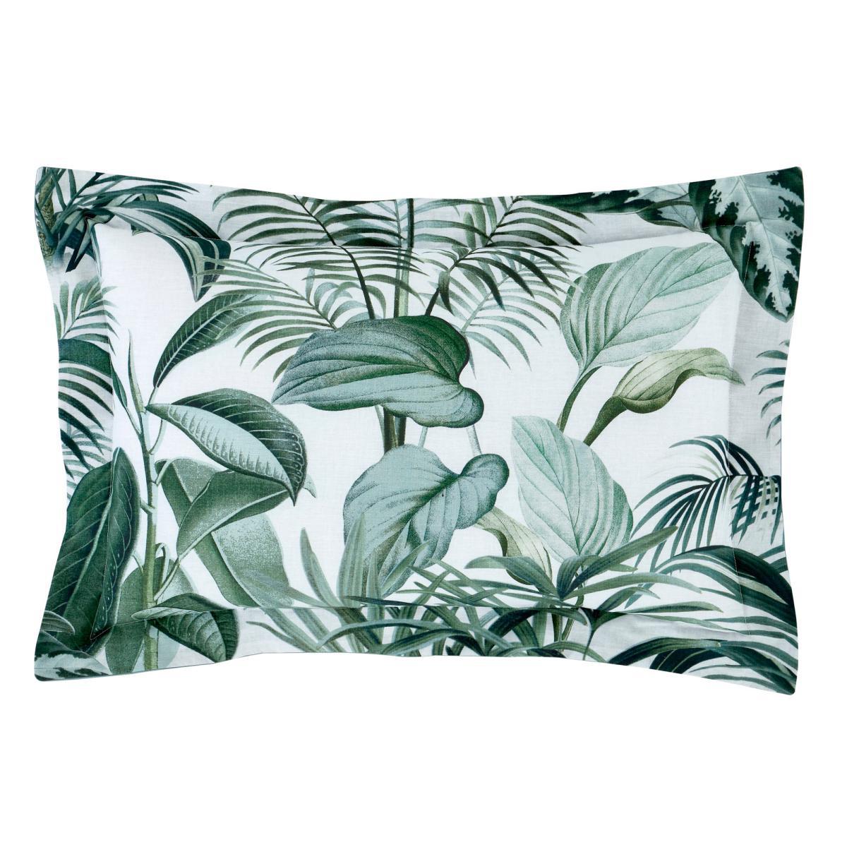 Jungle 100% Cotton Oxford Pillowcase Light Green – image 2
