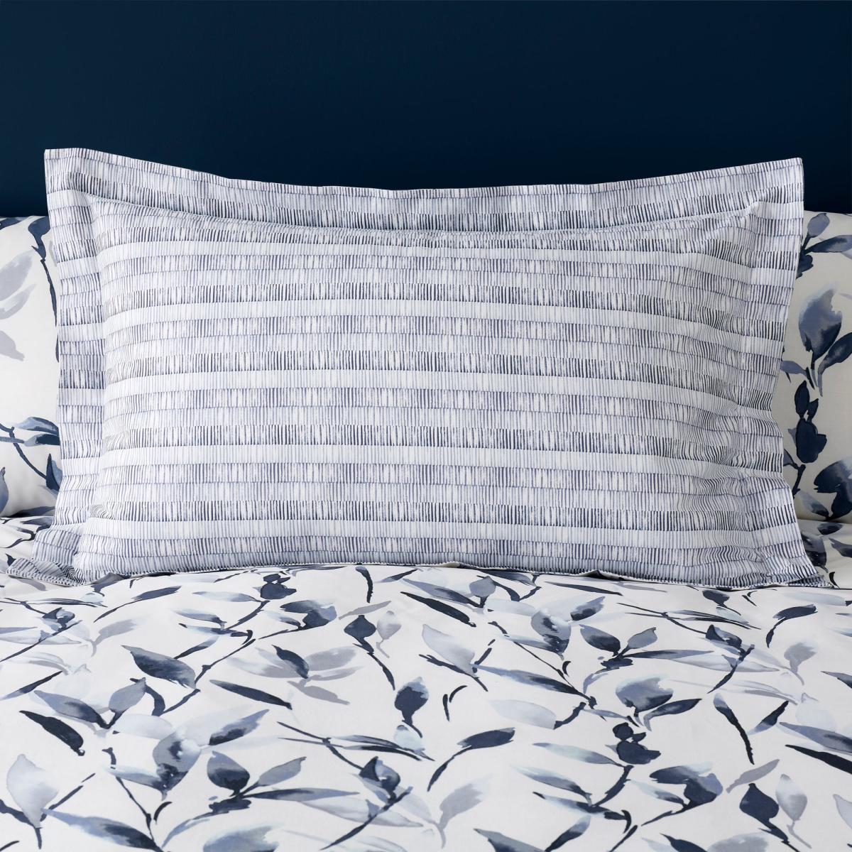 Zen Navy Oxford Pillowcase Navy (Blue) – image 1