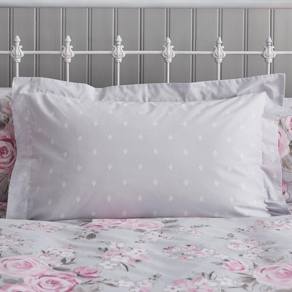 Rosemont Grey Oxford Pillowcase Grey