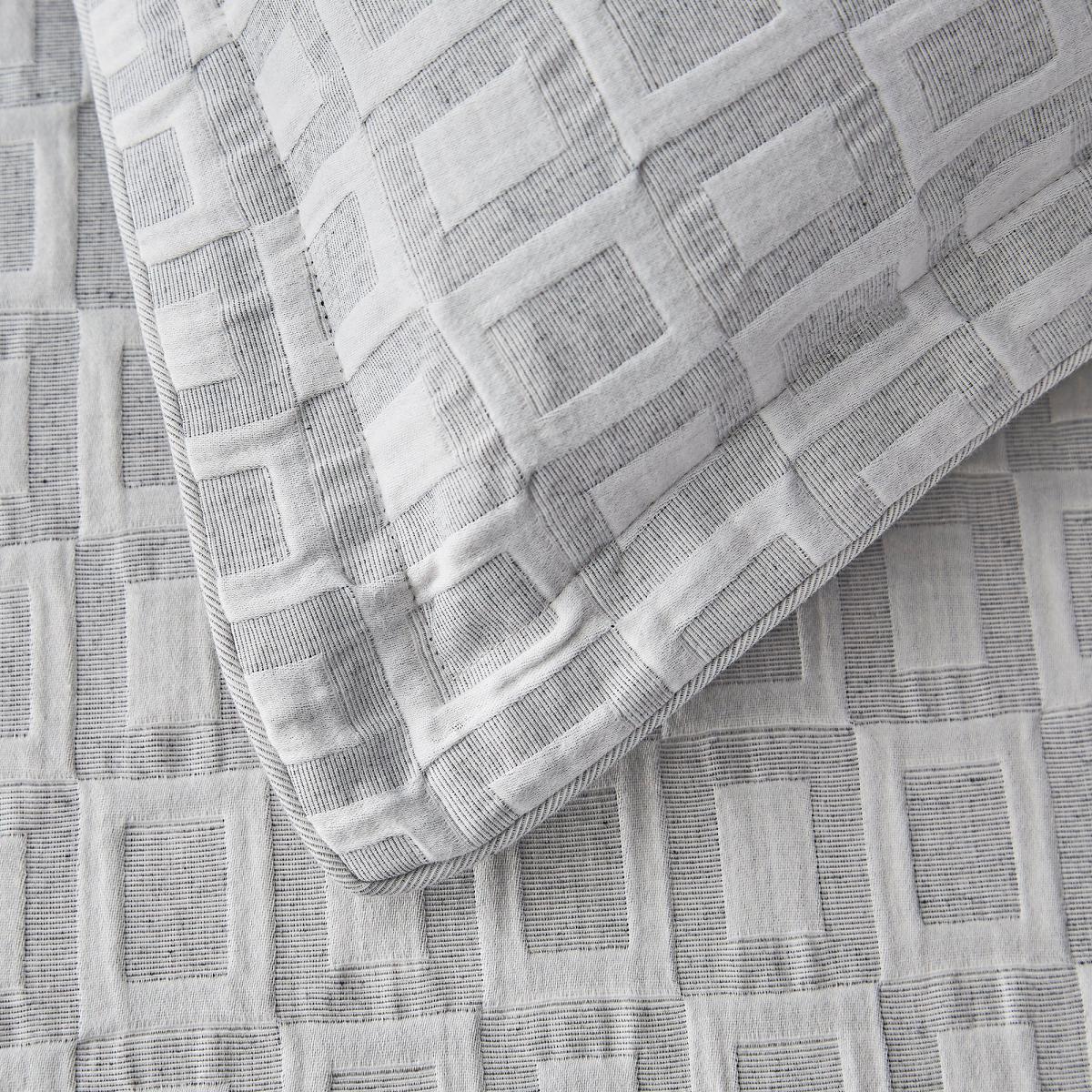 Dorma Bowden Grey Oxford Pillowcase Pair White – image 2