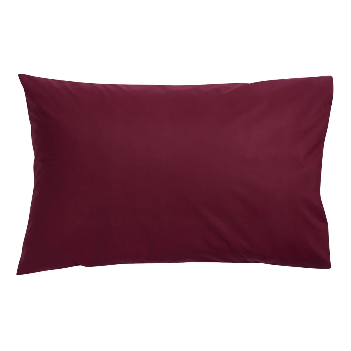 Habitat Cotton 200 TC Plain Burgundy Pillowcase Pair – image 3