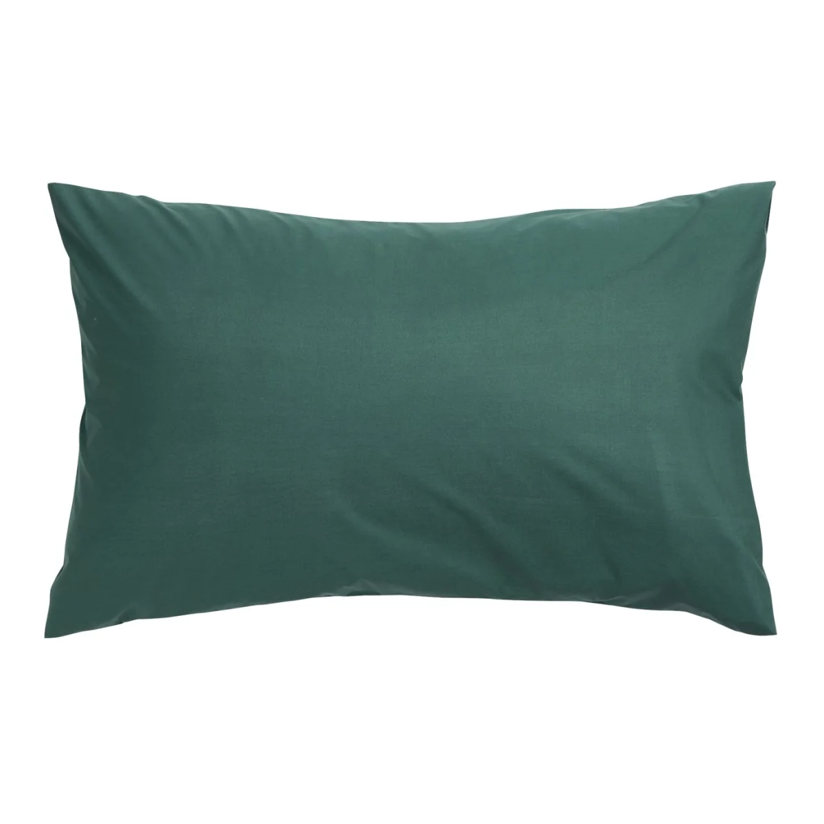 Habitat Cotton 200 TC Plain Forest Green Pillowcase Pair – image 3