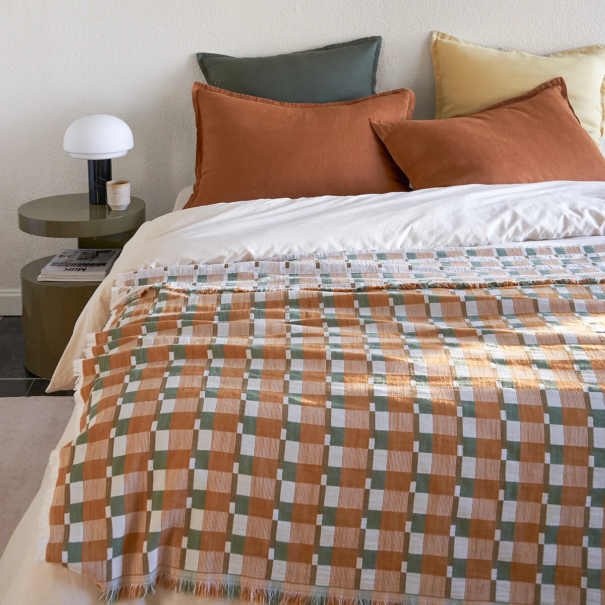 Linot Plain 100% Washed Linen Pillowcase – image 6