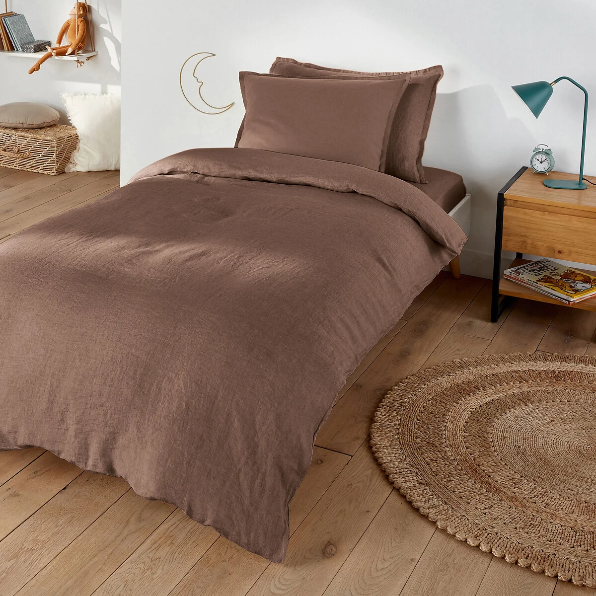Linot Ruffle 100% Washed Linen Pillowcase – image 3
