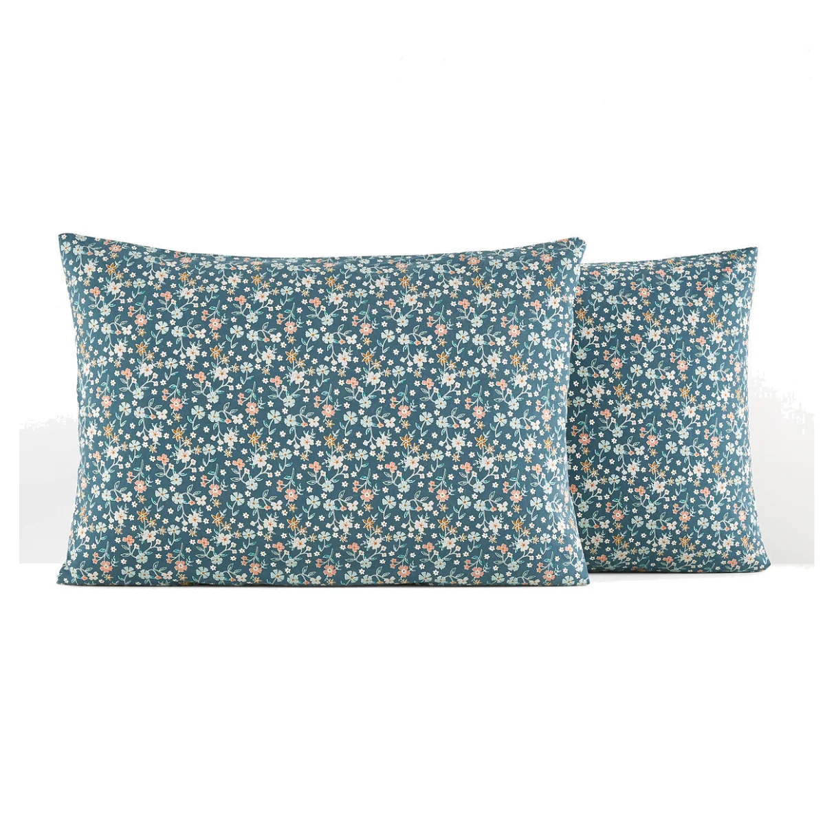 Jane Floral 100% Washed Cotton Pillowcase – image 1