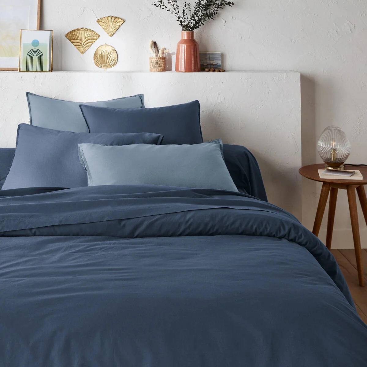 Scenario Plain 100% Washed Cotton Pillowcase – image 3