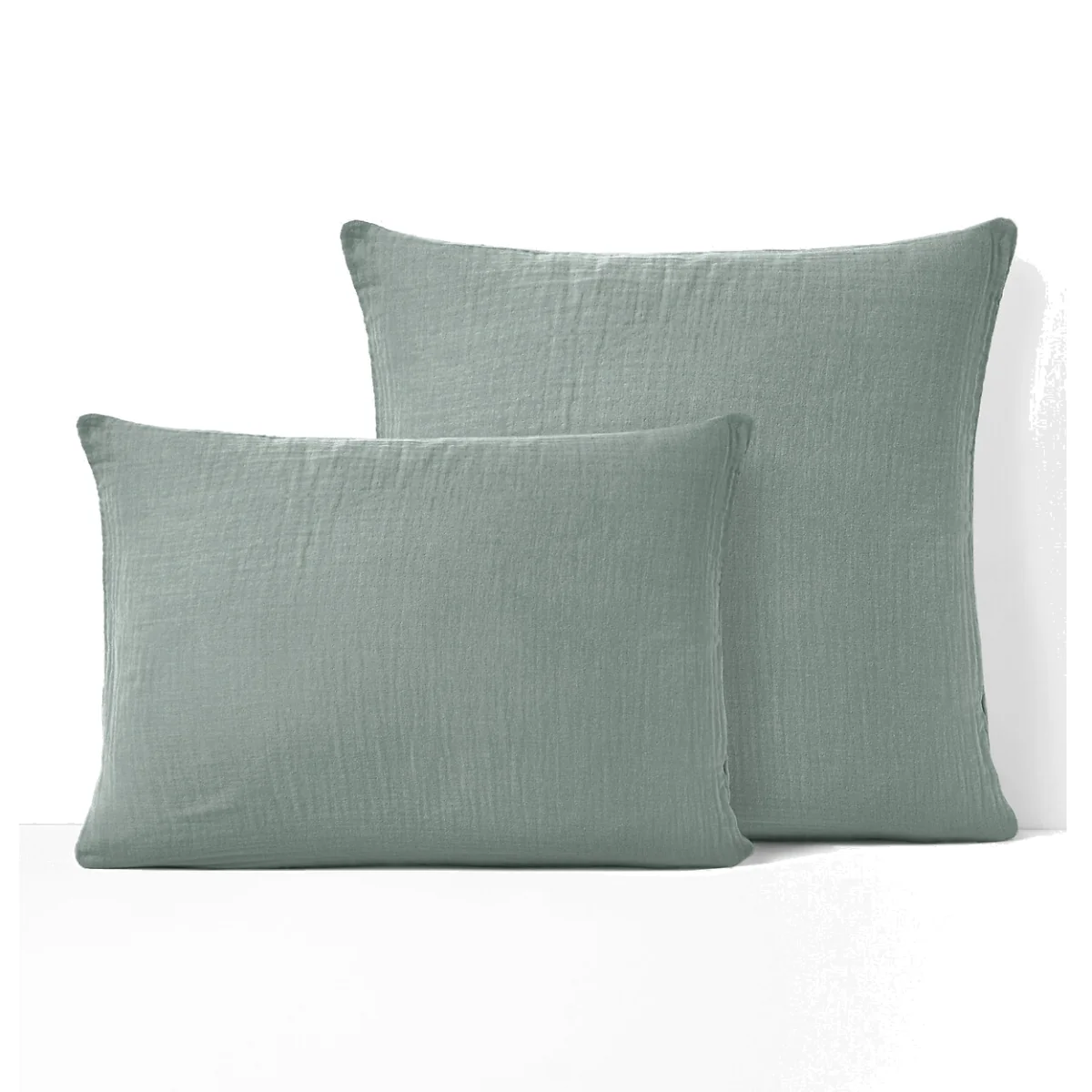 Kumla Plain Cotton Muslin Pillowcase – image 1