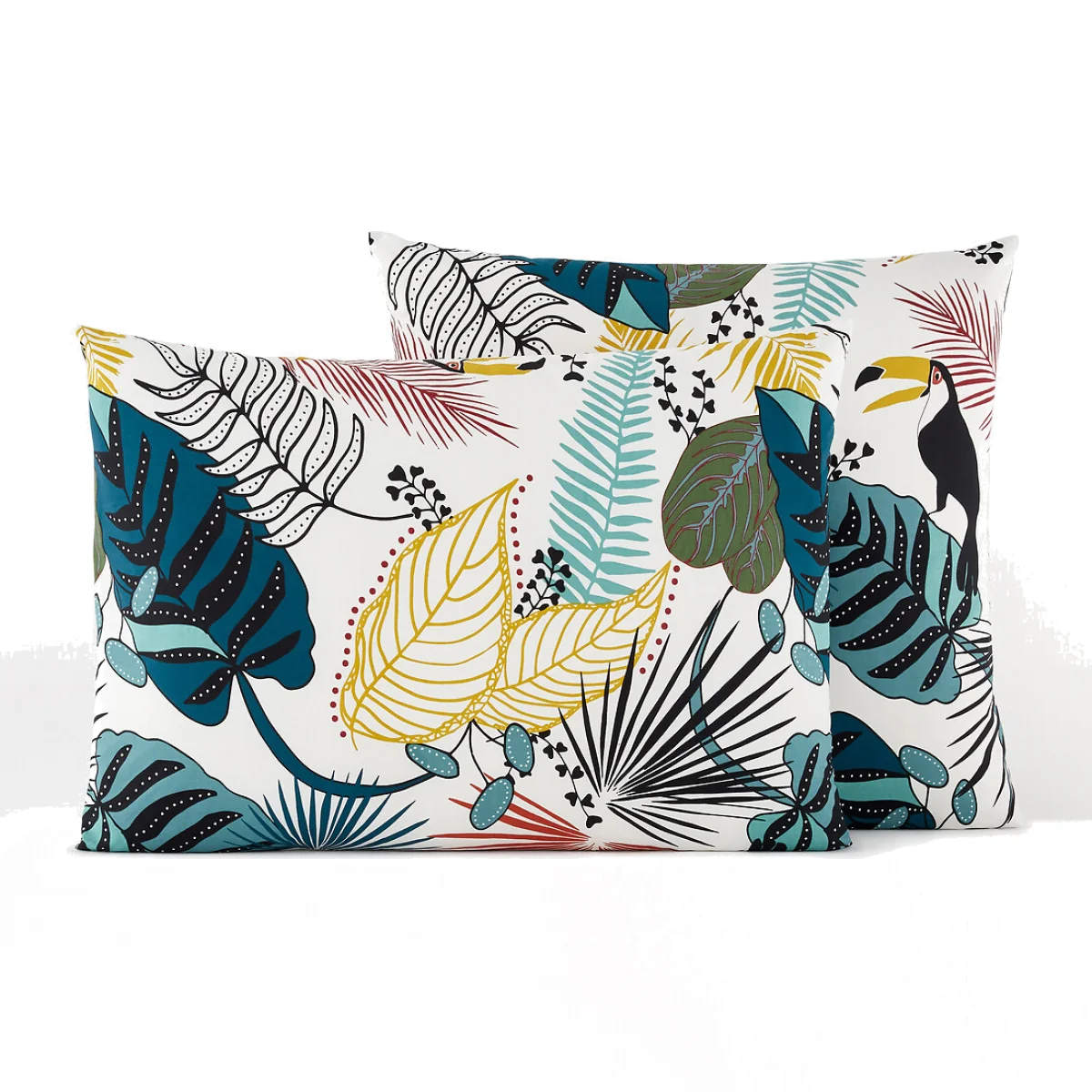 Macara Jungle 100% Cotton Percale 200 Thread Count Pillowcase – image 1