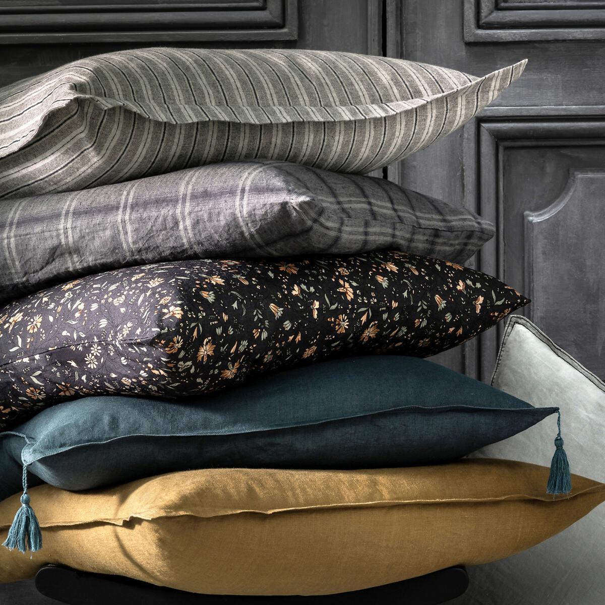Bohemian Printed Linen Pillowcase – image 3