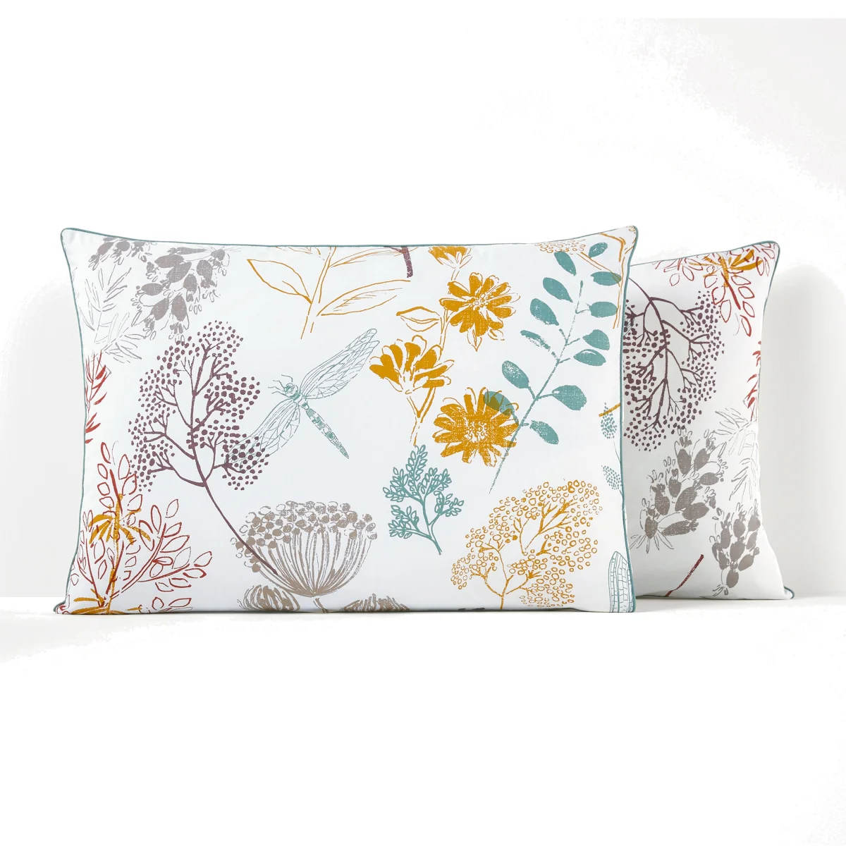 Botanique Floral 100% Cotton Percale 200 Thread Count Pillowcase – image 1