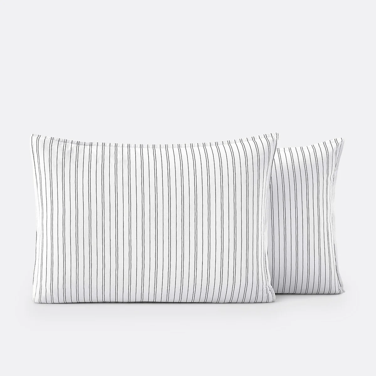 Monille Striped 100% Washed Cotton Pillowcase – image 4