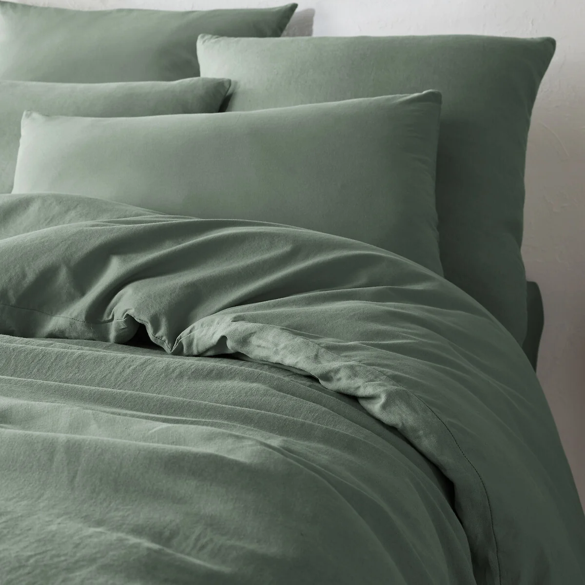 Annaba Two-Sided Washed Linen & Cotton Pillowcase – image 3