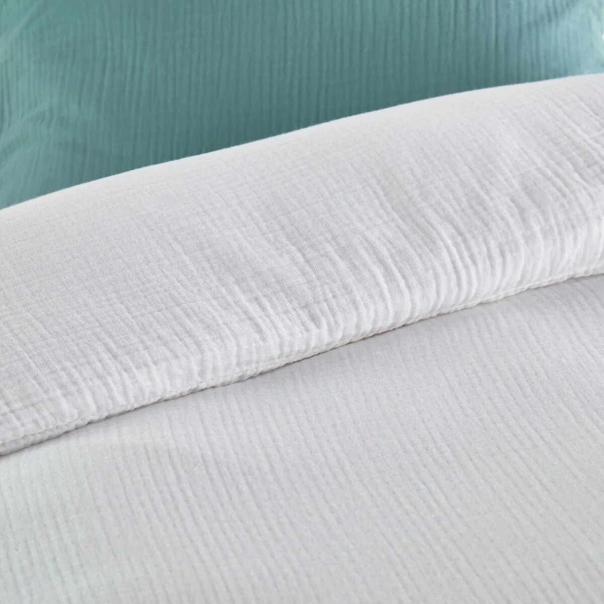 Kumla Plain Cotton Muslin Pillowcase – image 3