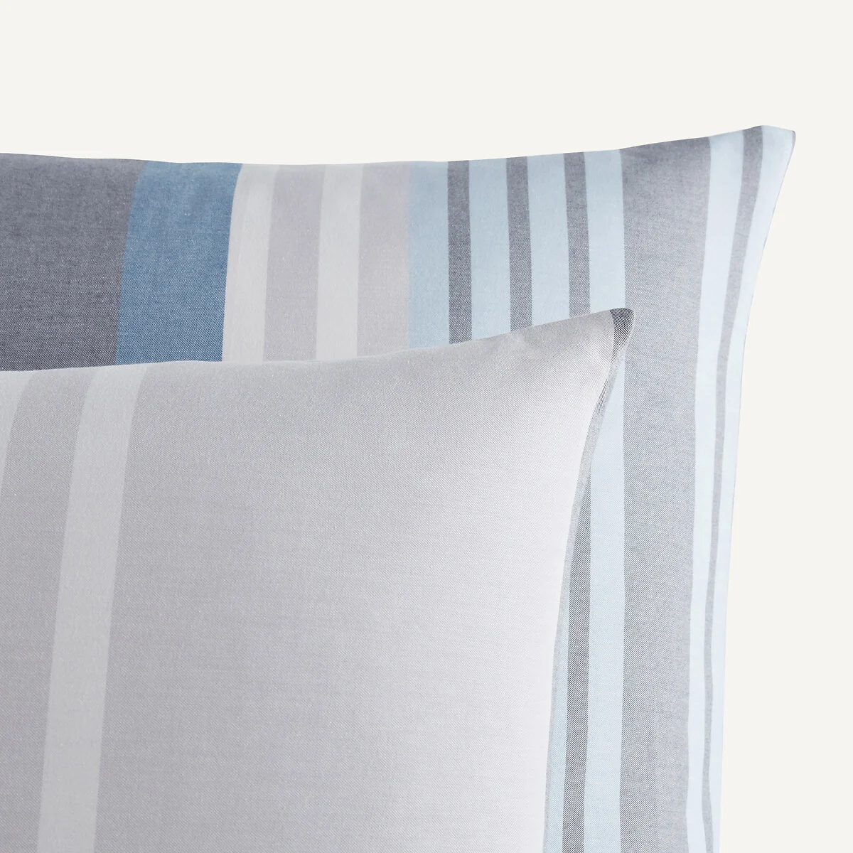Acoledor Striped 100% Organic Cotton Percale 200 Thread Count Pillowcase – image 2