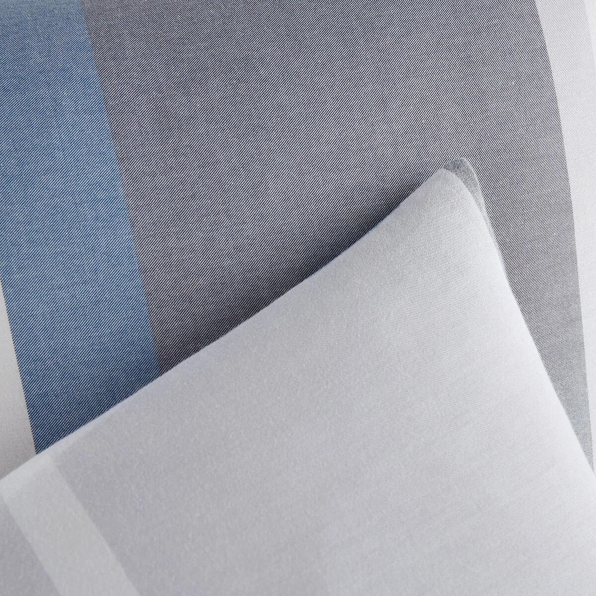 Acoledor Striped 100% Organic Cotton Percale 200 Thread Count Pillowcase – image 3