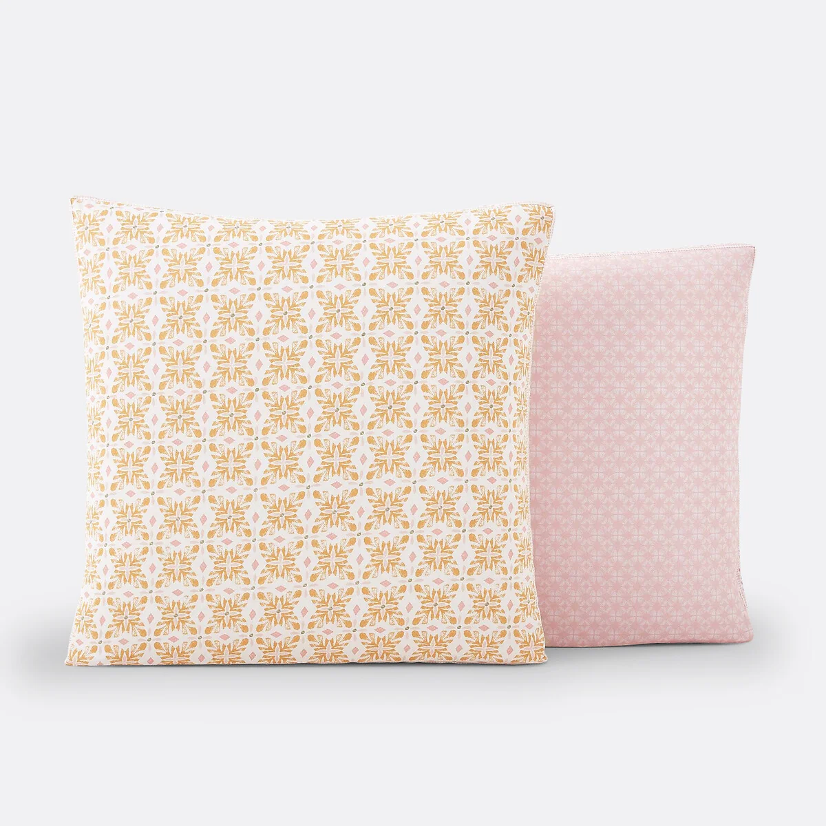 Gardenia Floral Geometric 100% Cotton Pillowcase – image 4