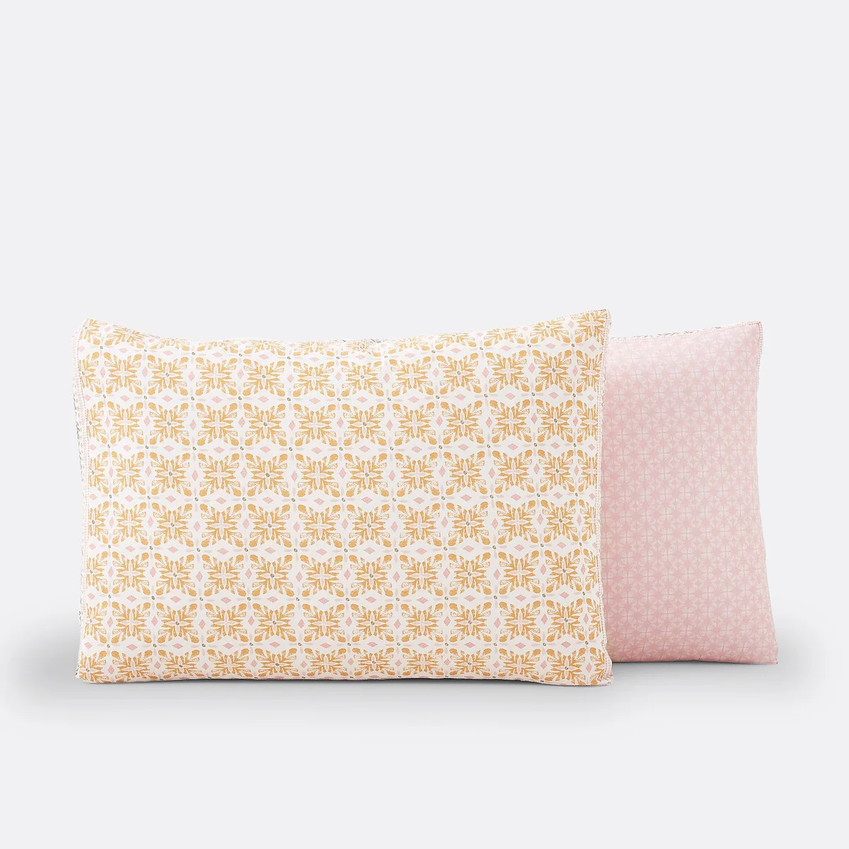 Gardenia Floral Geometric 100% Cotton Pillowcase – image 5