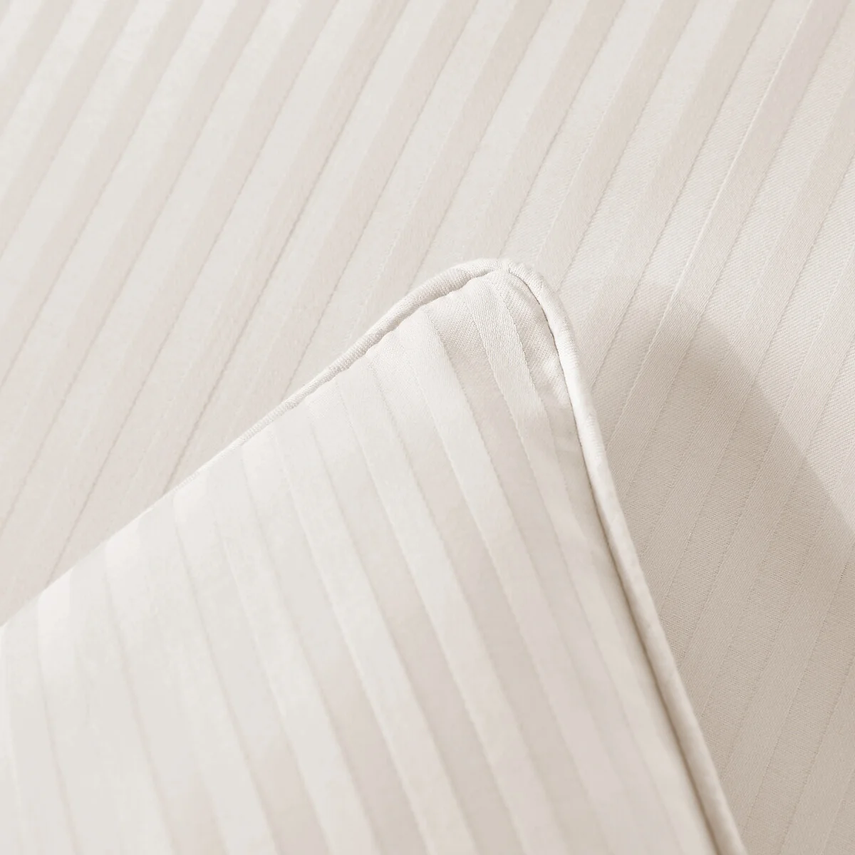 Opale Striped Cotton Satin 350 Thread Count Pillowcase – image 4