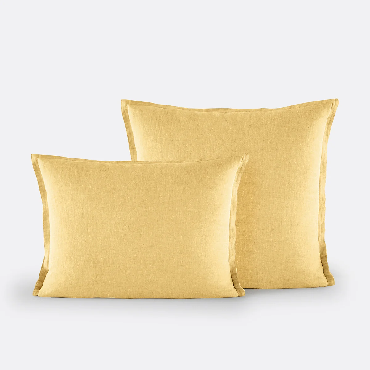 Linot Plain 100% Washed Linen Pillowcase – image 2