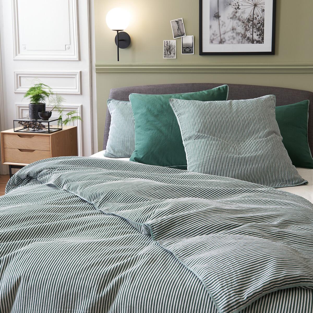 Lior Striped Linen Cotton Pillowcase – image 3