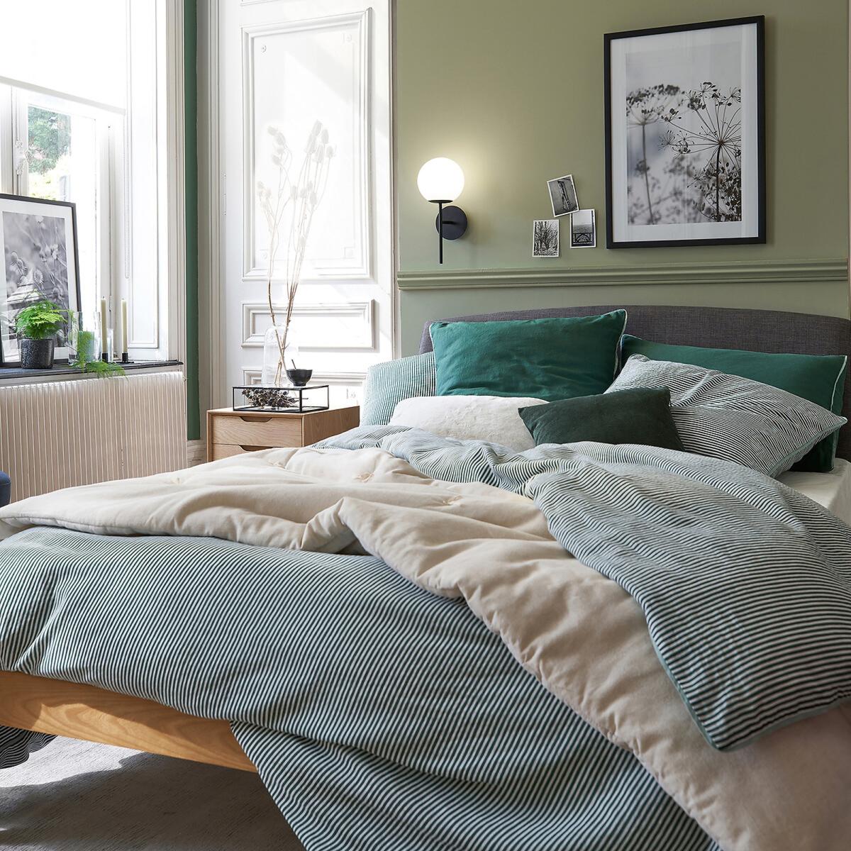 Lior Striped Linen Cotton Pillowcase – image 4