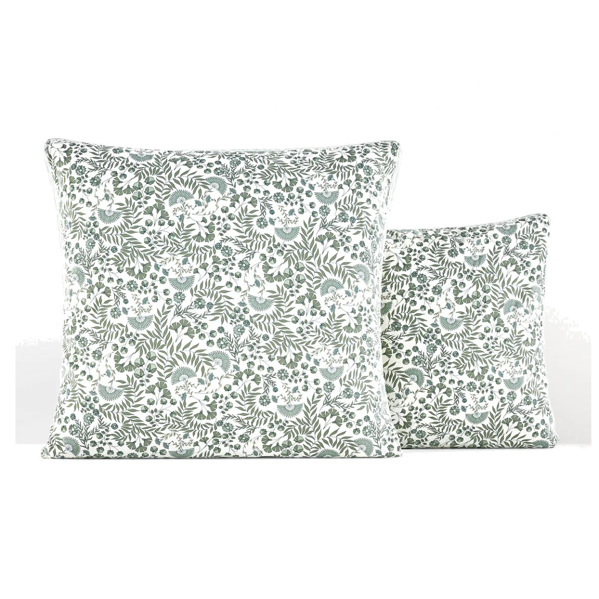 Majari Floral 100% Washed Cotton Pillowcase – image 1