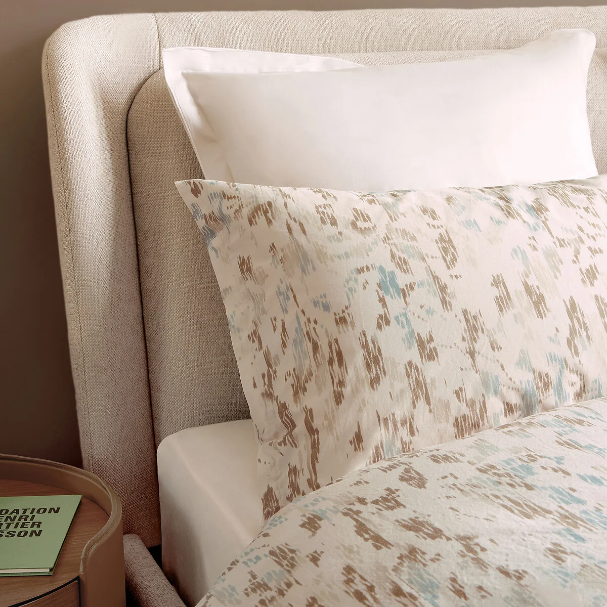 Lineas Washed Cotton Percale Pillowcase – image 2