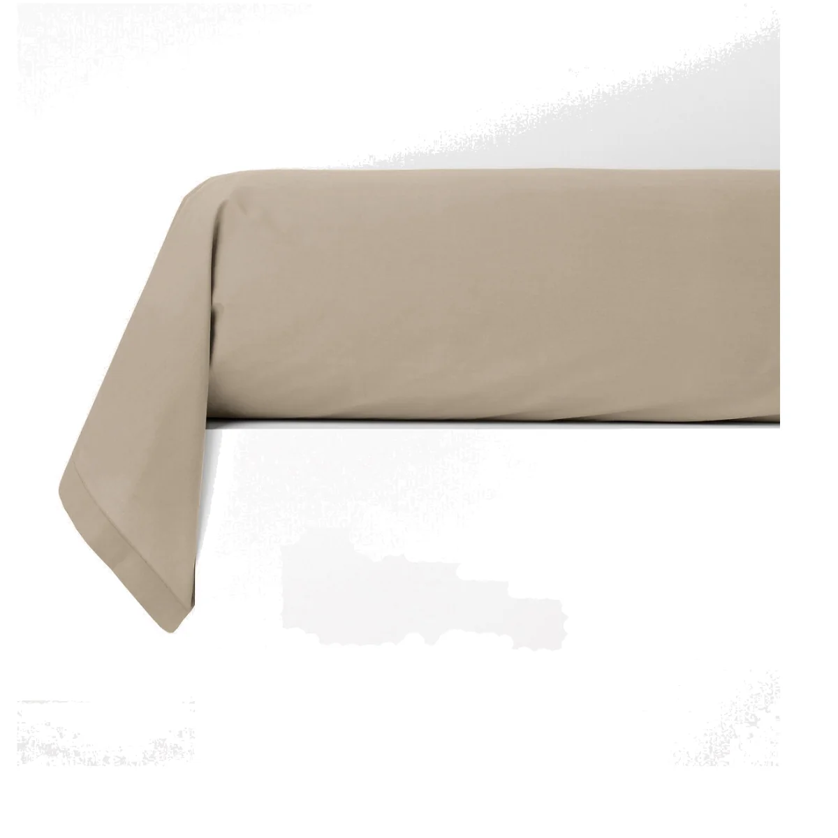 Best Quality Plain 100% Cotton Percale 200 Thread Count Bolster Pillowcase – image 1