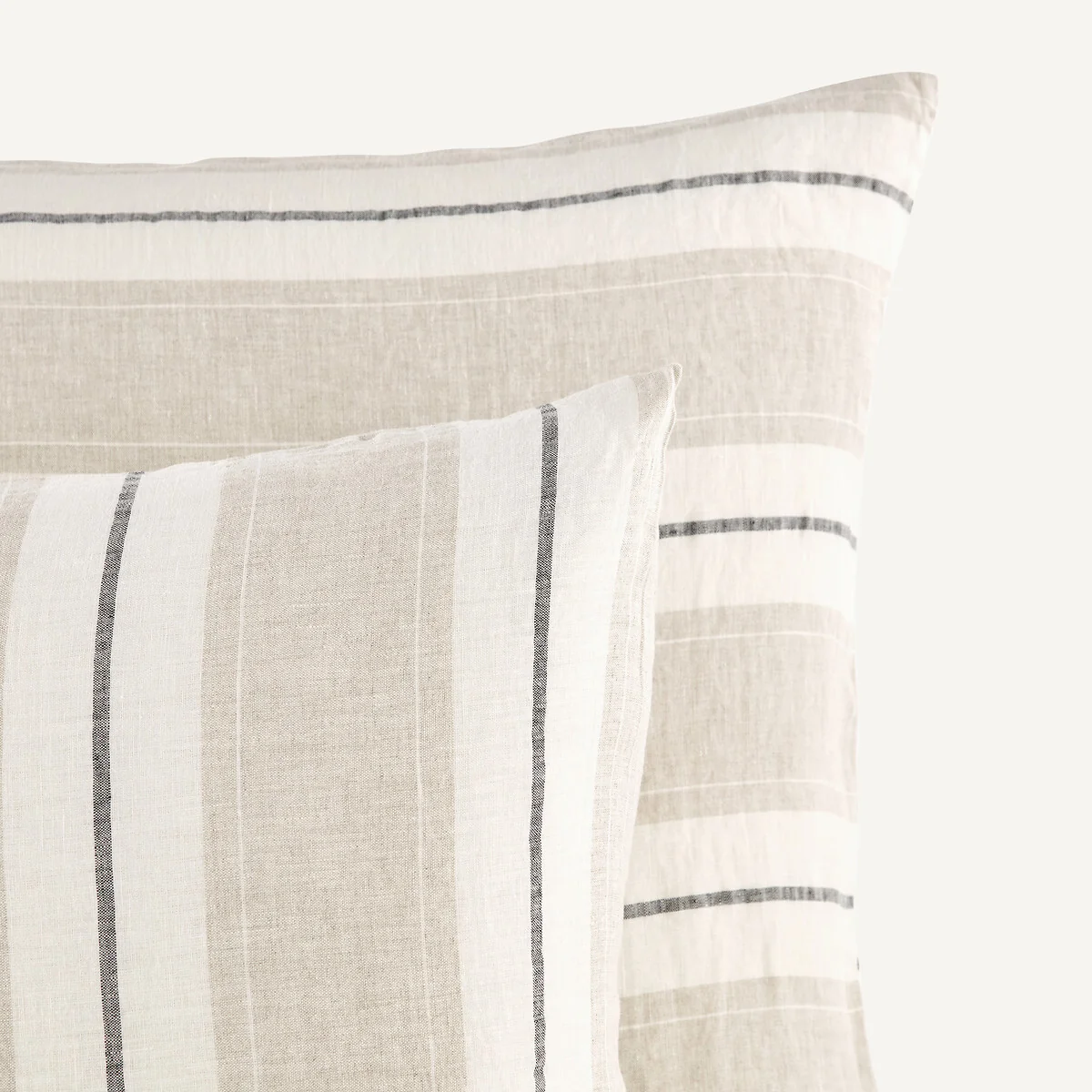 Makoun Striped 100% Washed Linen Pillowcase – image 3