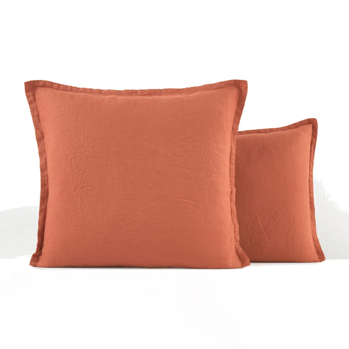 Linot Plain 100% Washed Linen Pillowcase – image 1