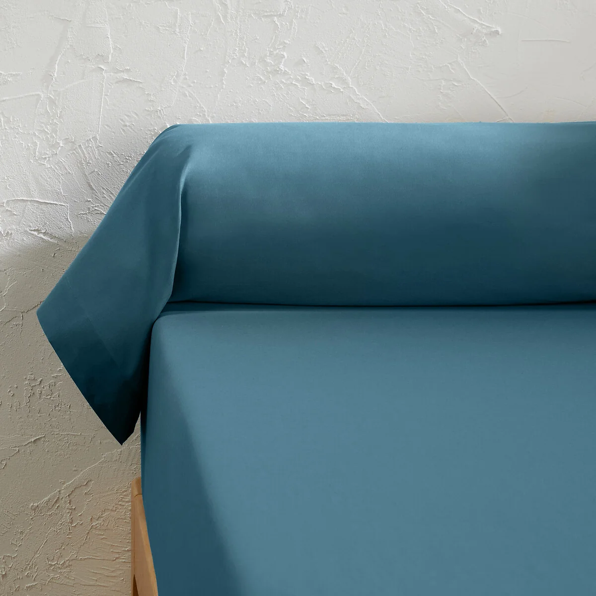 Scenario Plain 100% Cotton Bolster Pillowcase – image 1