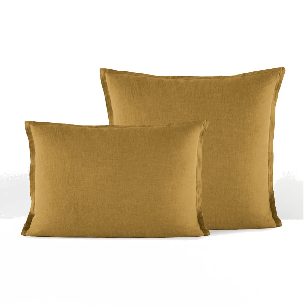 Linot Plain 100% Washed Linen Pillowcase – image 1