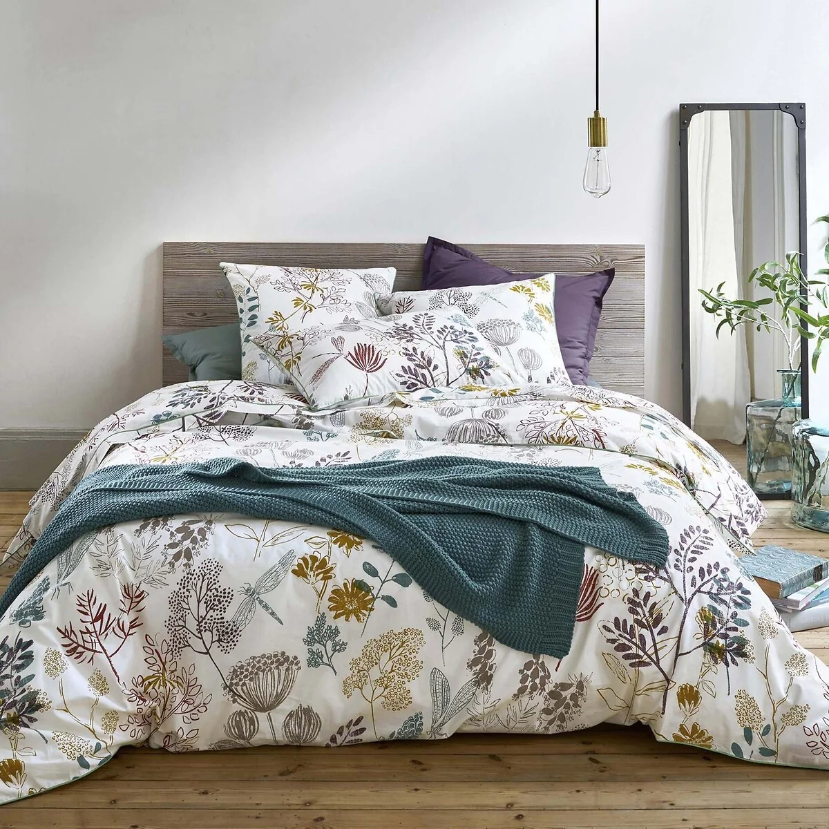 Botanique Floral 100% Cotton Percale 200 Thread Count Pillowcase – image 2