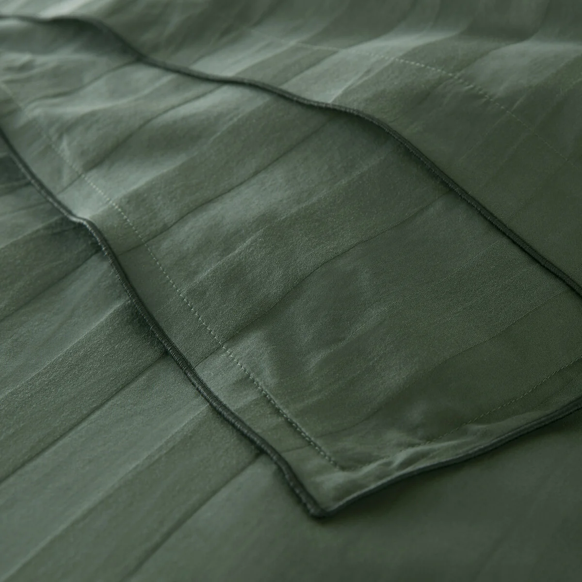 Victor Striped Washed Cotton Satin 300 Thread Count Pillowcase – image 5
