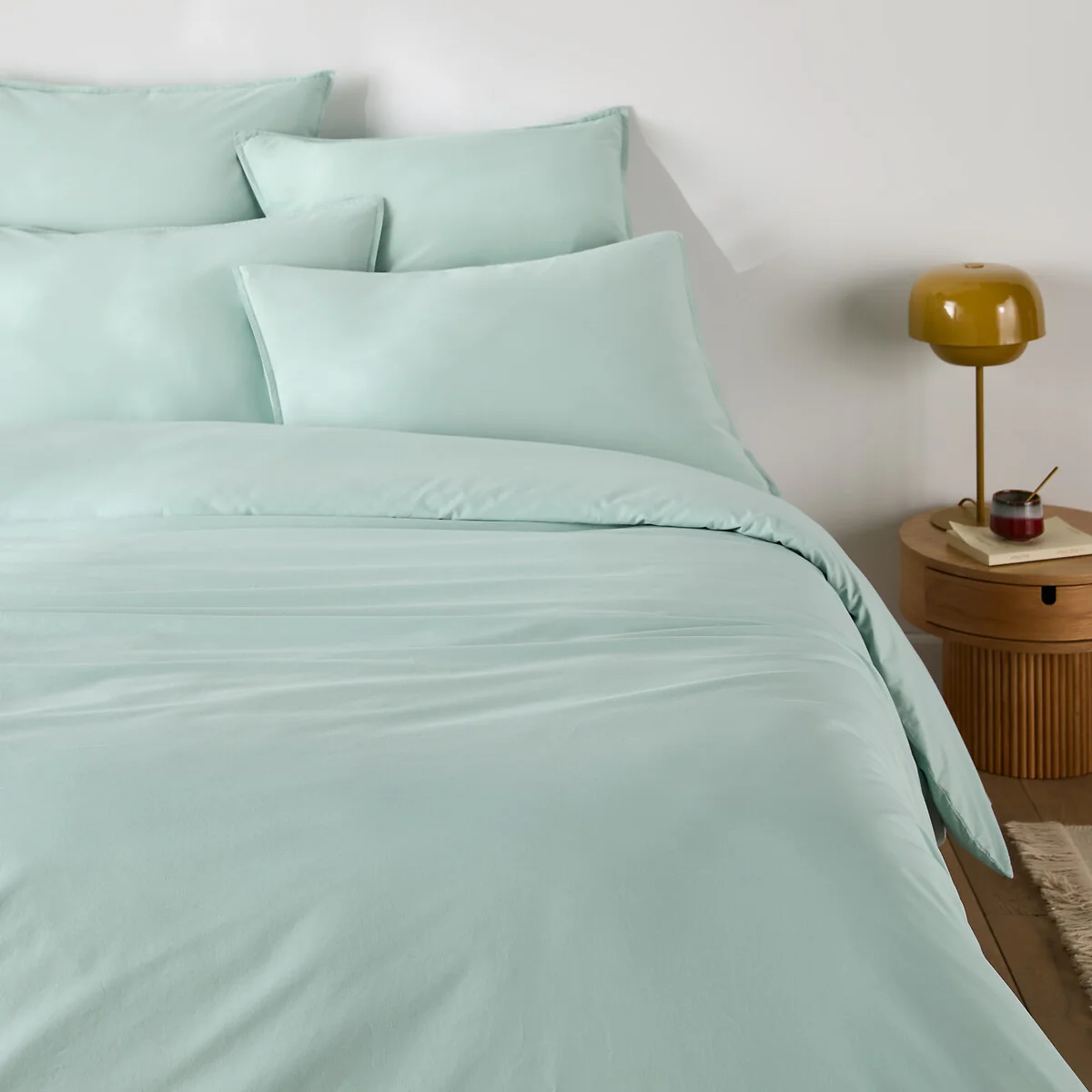 Scenario Plain 100% Washed Cotton Pillowcase – image 2