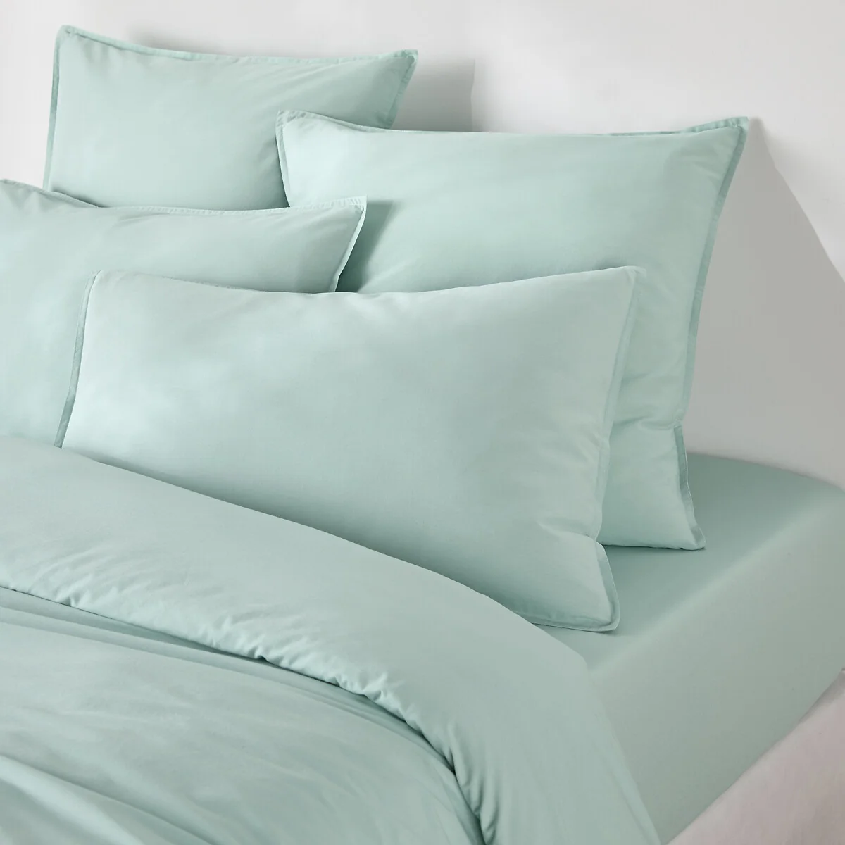 Scenario Plain 100% Washed Cotton Pillowcase – image 3