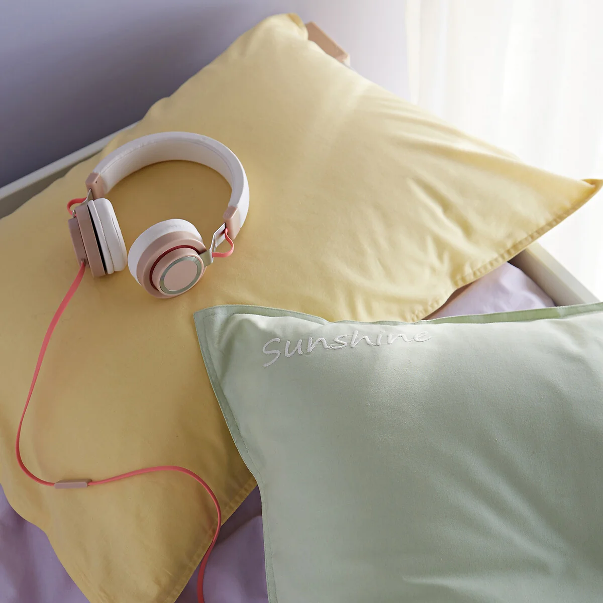 Scenario Plain 100% Washed Cotton Pillowcase – image 7