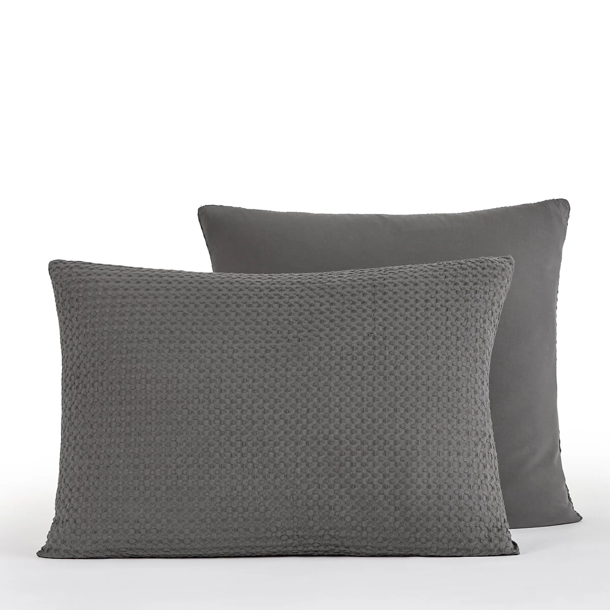 Felycia Textured 100% Organic Cotton Percale Pillowcase – image 1