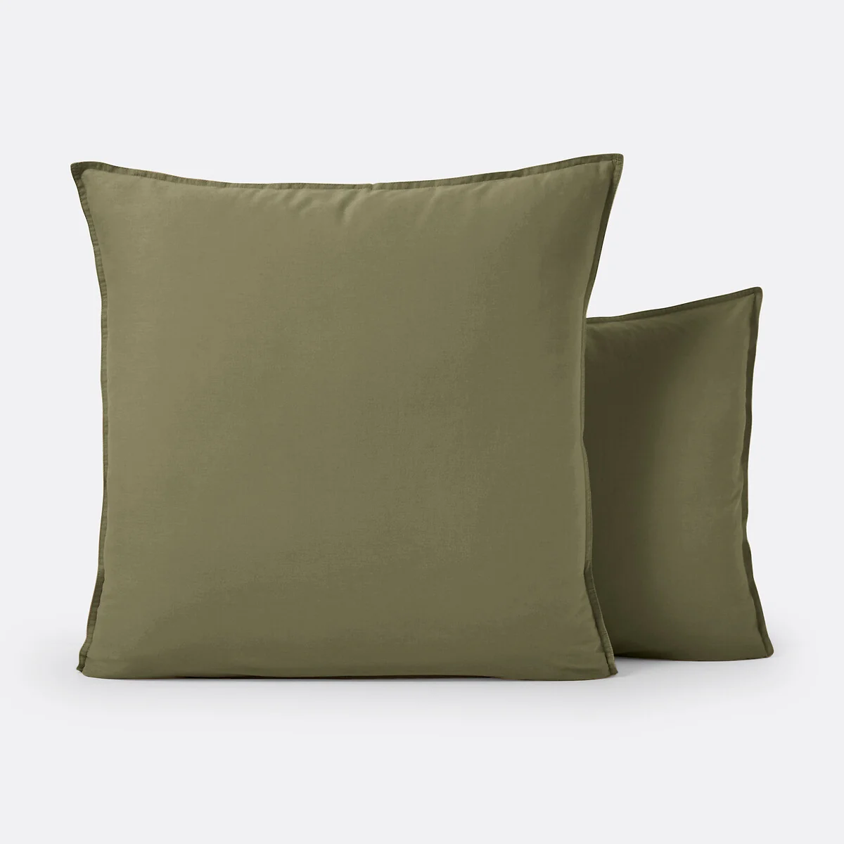 Scenario Plain 100% Washed Cotton Pillowcase – image 2