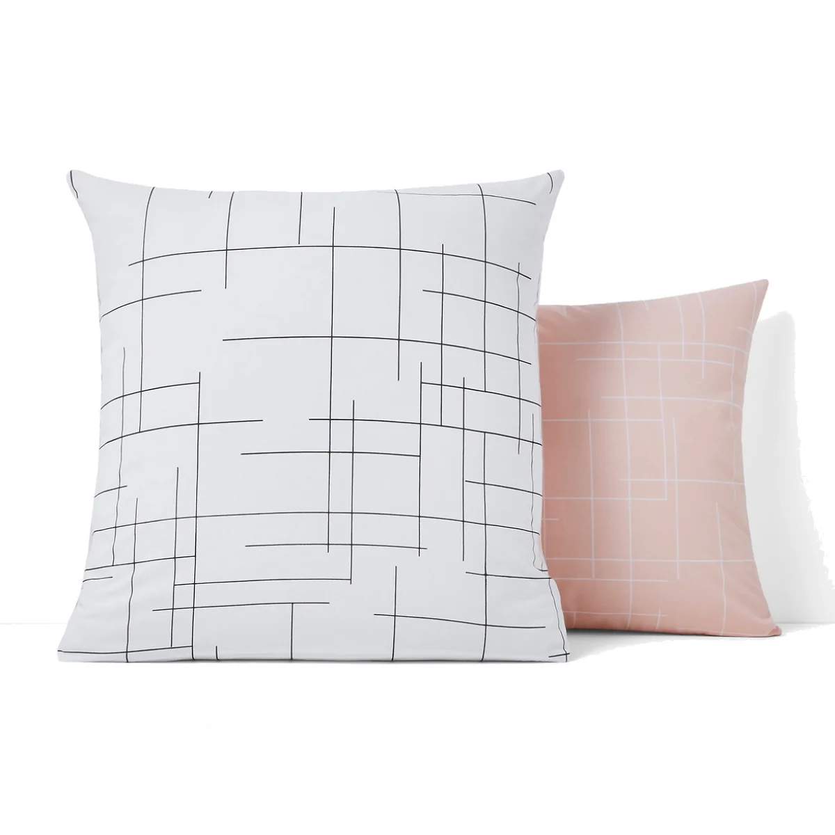 Charline Graphic Reversible 100% Cotton Pillowcase – image 1