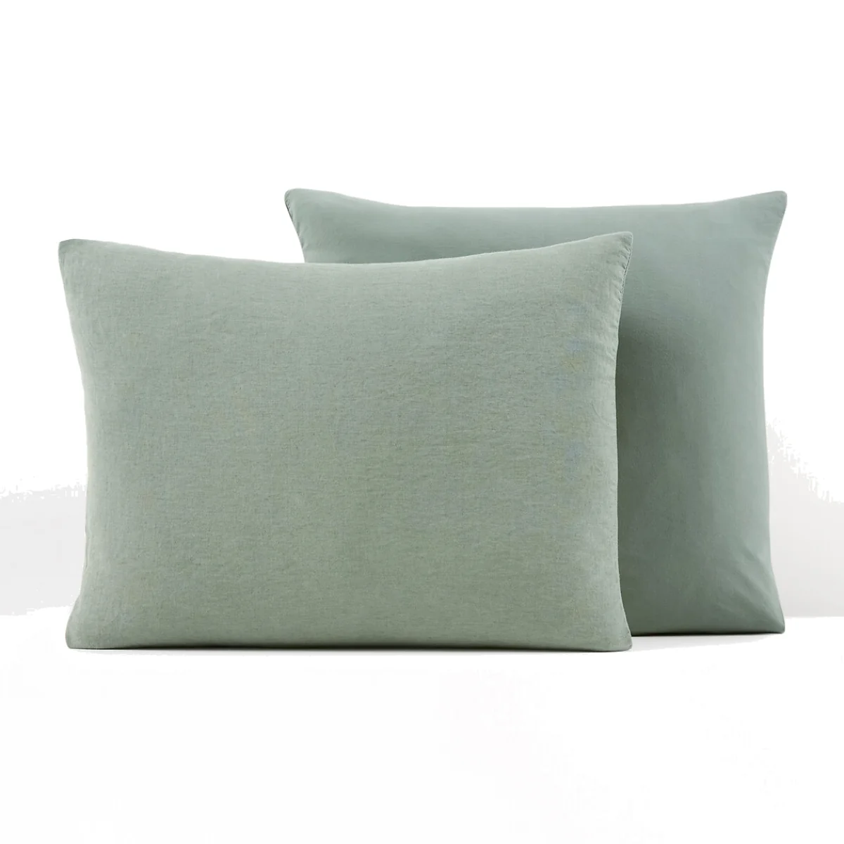 Annaba Two-Sided Washed Linen and Cotton Pillowcase – image 1