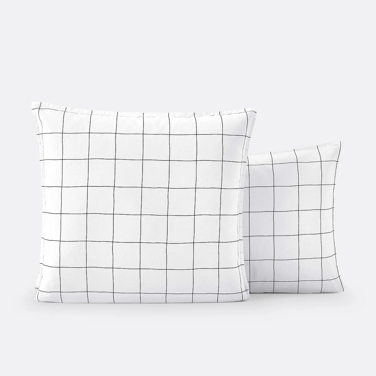 Monille Striped 100% Washed Cotton Pillowcase – image 2