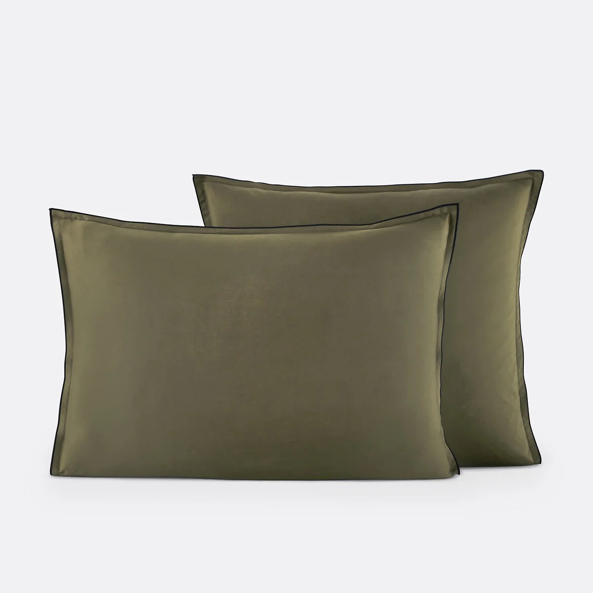 Victor Plain 100% Washed Cotton Satin 300 Thread Count Pillowcase – image 2