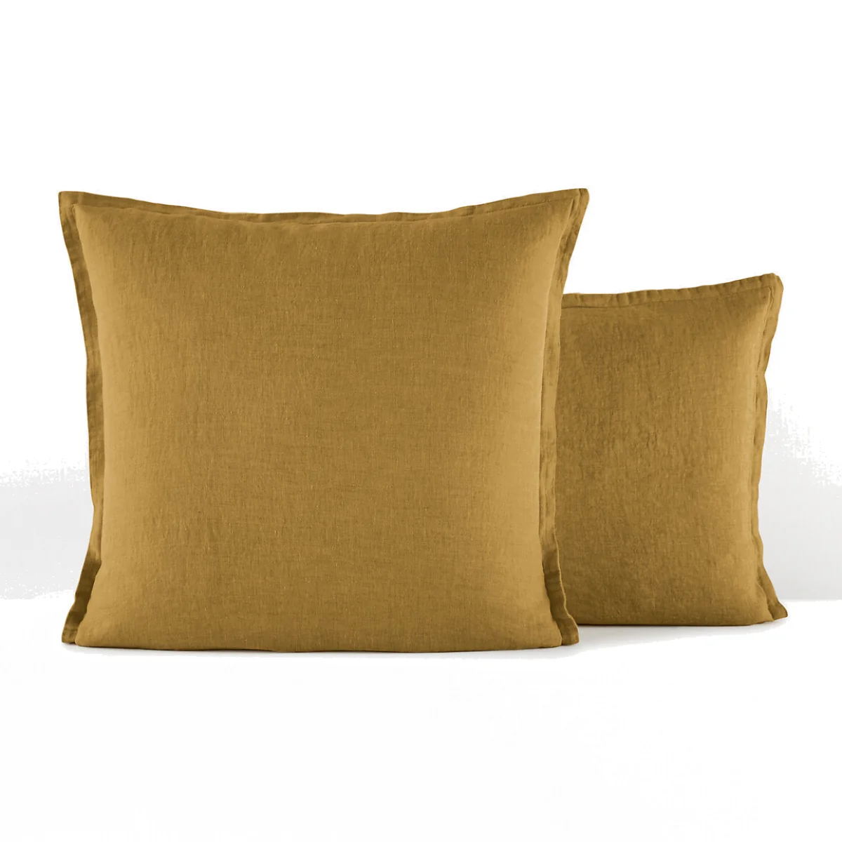 Linot Ruffle 100% Washed Linen Pillowcase – image 1